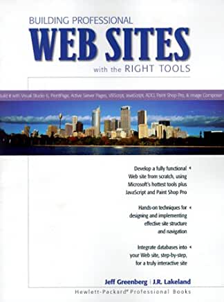 Building Professional Websites book cover.