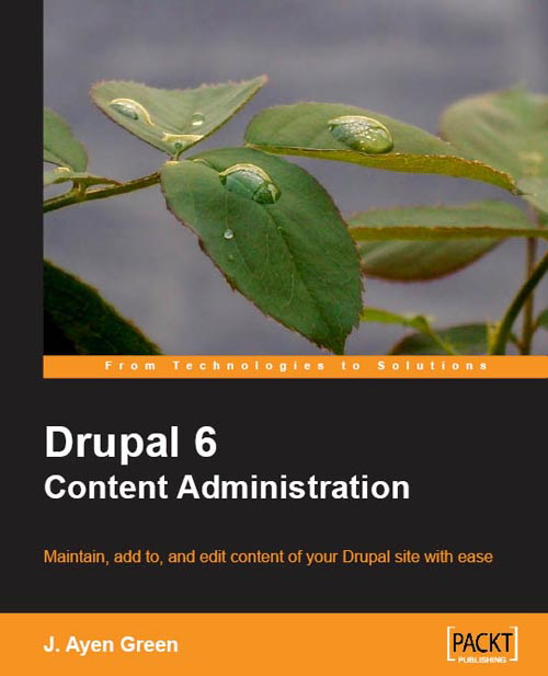 D6 Content Administration book cover.