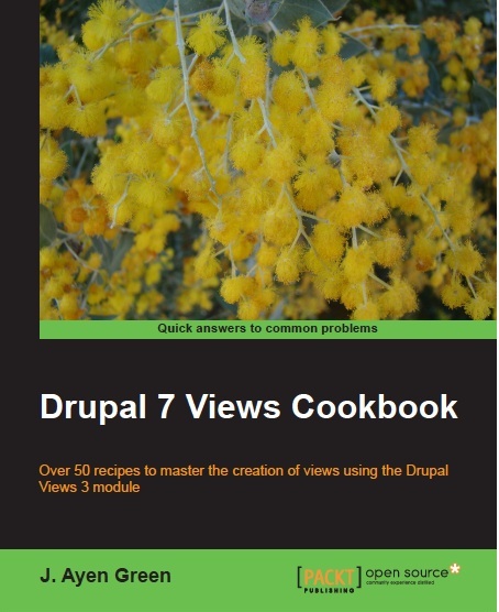D7 Views Cookbook book cover.