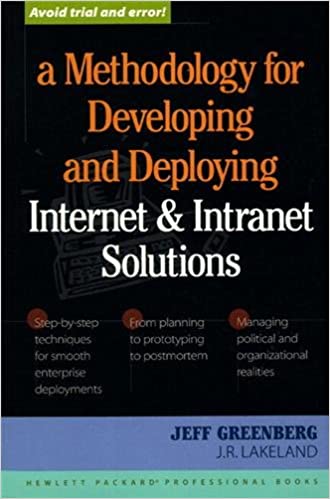 A Methodology for Developing and Deploying Internet Solutions book cover.
