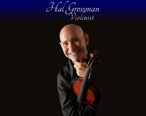 Home page portrait of Hal Grossman - Violinist