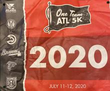 One Team ATL race bib